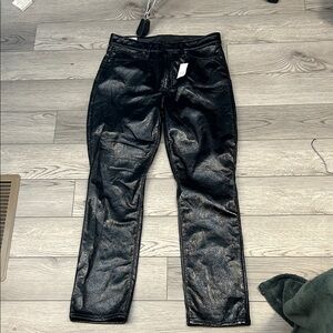 GAP Vintage Slim High Rise Black Pants